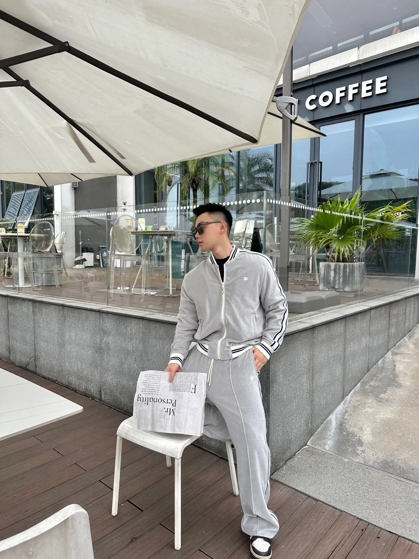 "Upper body picture of model in suit"